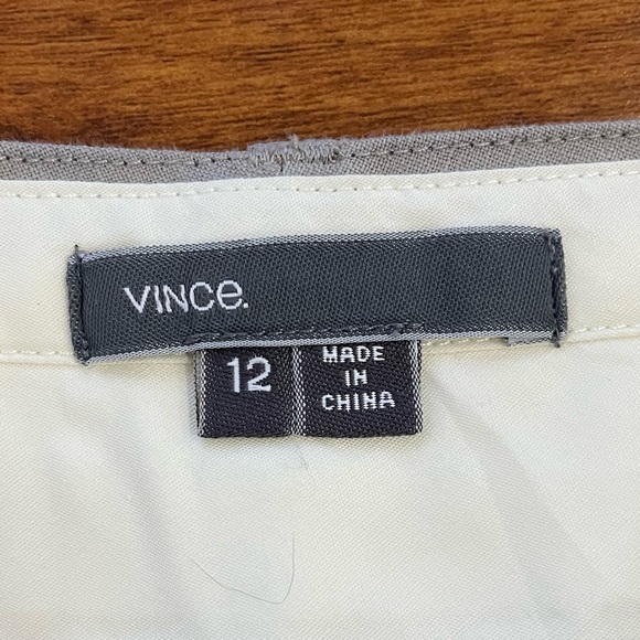 VINCE Linen Blend High Waisted Pants 12 - Picture 8 of 10